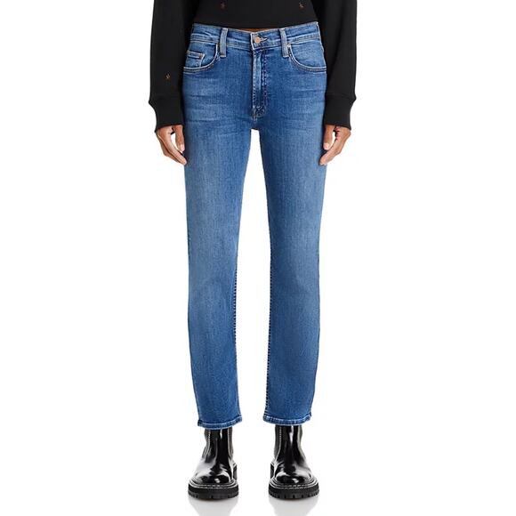 MOTHER Denim - MOTHER THE MID RISE RIDER FLOOD JEANS RIGHT ON